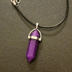 Amethyst chakra necklace